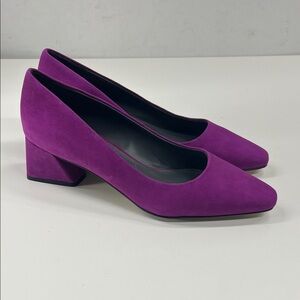 New Franco Sarto Women's Racer Pump in Pink Suede Size 7